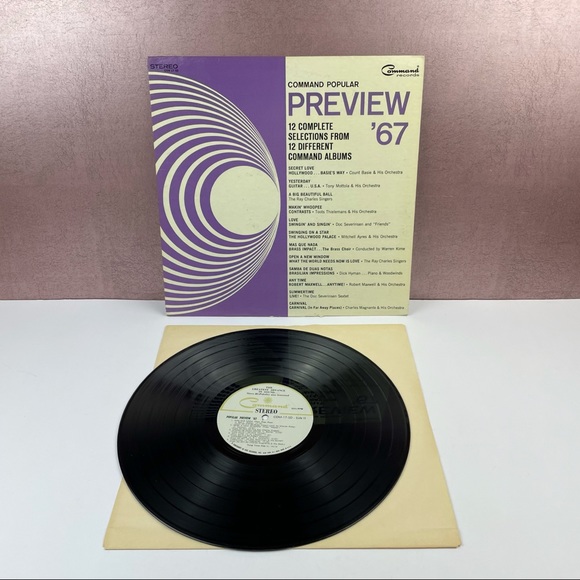Vintage Popular Preview 67 Command Vinyl Music Records - Picture 1 of 4